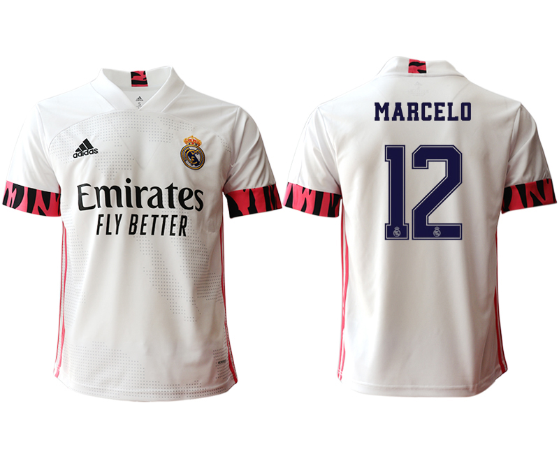 Men 2020-2021 club Real Madrid home aaa version #12 white Soccer Jerseys1